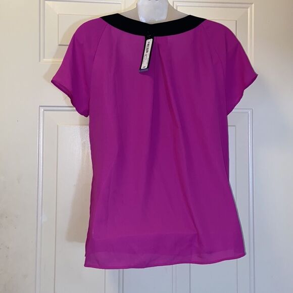 Bse, with Black Detail by Washington Woman Blouse Size MP - Picture 10 of 11